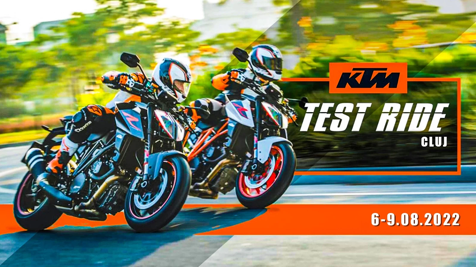 Motocicletele KTM - prezente la Cluj pentru Ride Test