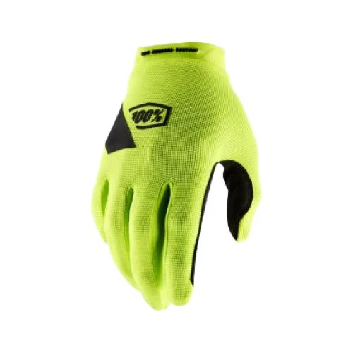 100% RIDECAMP Gloves Fluo Yellow