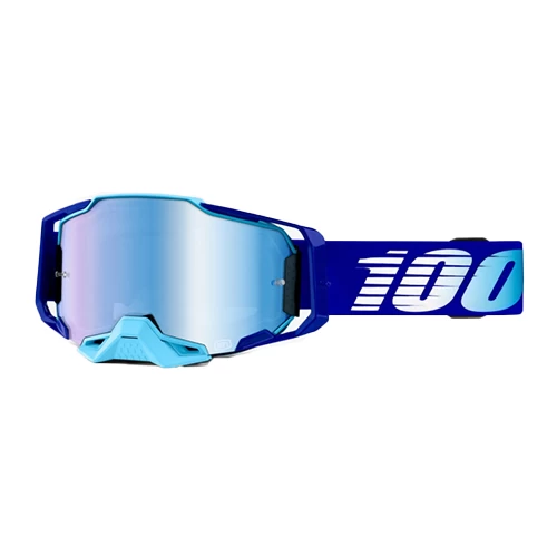 100% OCHELARI 100% ARMEGA Goggle Royal - Blue Mirror Lens