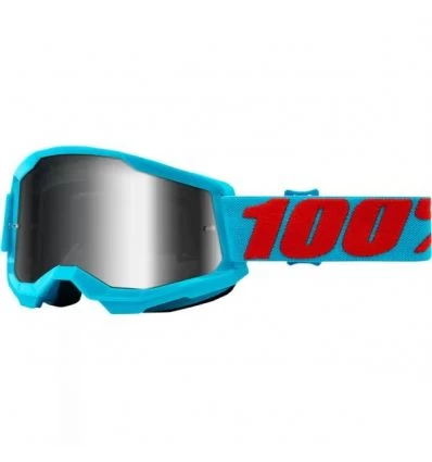 100% STRATA 2 Goggle Summit Mirror Silver Lens