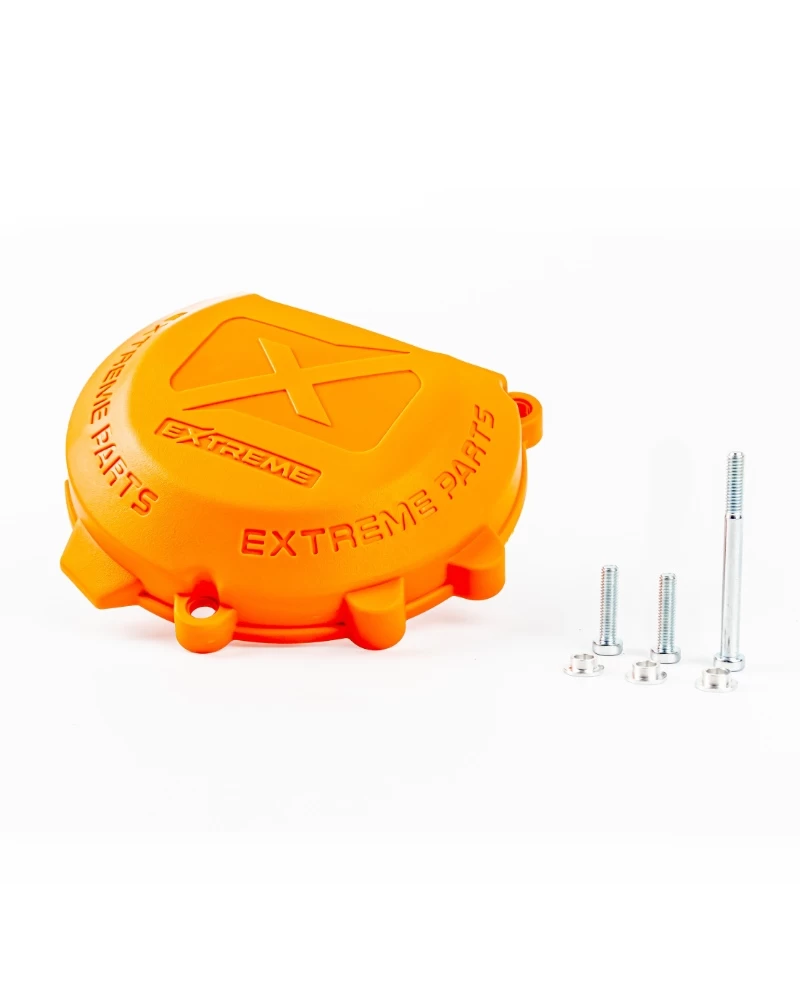 Extreme Parts Clutch Cover Protection Kit for KTM 250, 300 EXC, Model 2017-2023, 2 Stroke - Orange