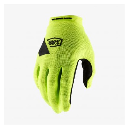 100% RIDECAMP Gloves Fluo Yellow