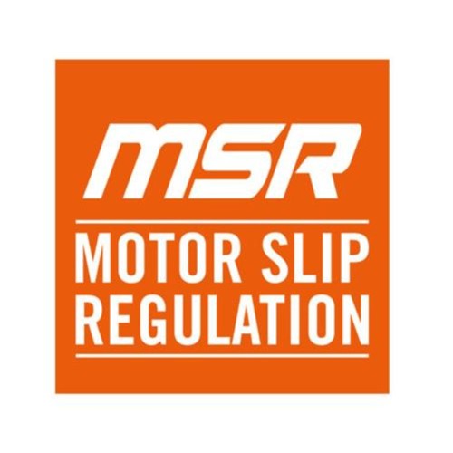 KTM Motor slip regulation (MSR)