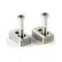 Extreme Parts Exed Parts™ - Handlebar Risers for KTM - 22 mm Silver