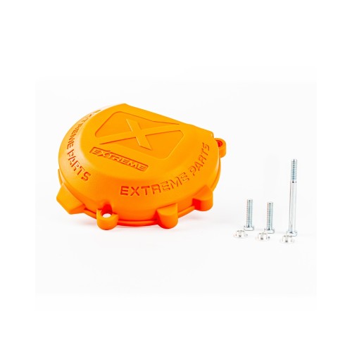 Extreme Parts Clutch Cover Protection Kit for KTM 250, 300 EXC, Model 2017-2023, 2 Stroke - Orange
